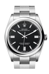 Rolex Oyster Perpetual 36 Black Dial Smooth Bezel Watch 126000